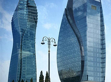 阿塞拜疆 巴库 Socar Tower，Azersu Tower